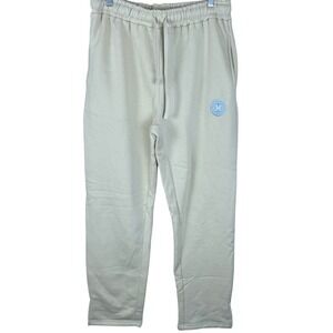 boohooMAN Mens Embroidered Split Hem Joggers Size Medium‎ Soft